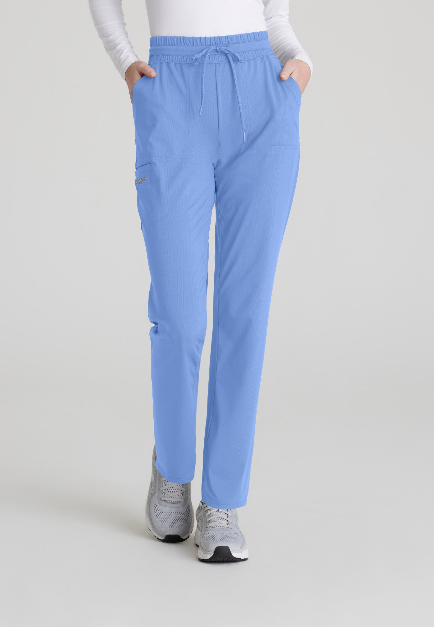 Reach Knit Pant - Ciel Blue - Jen's Scrubs